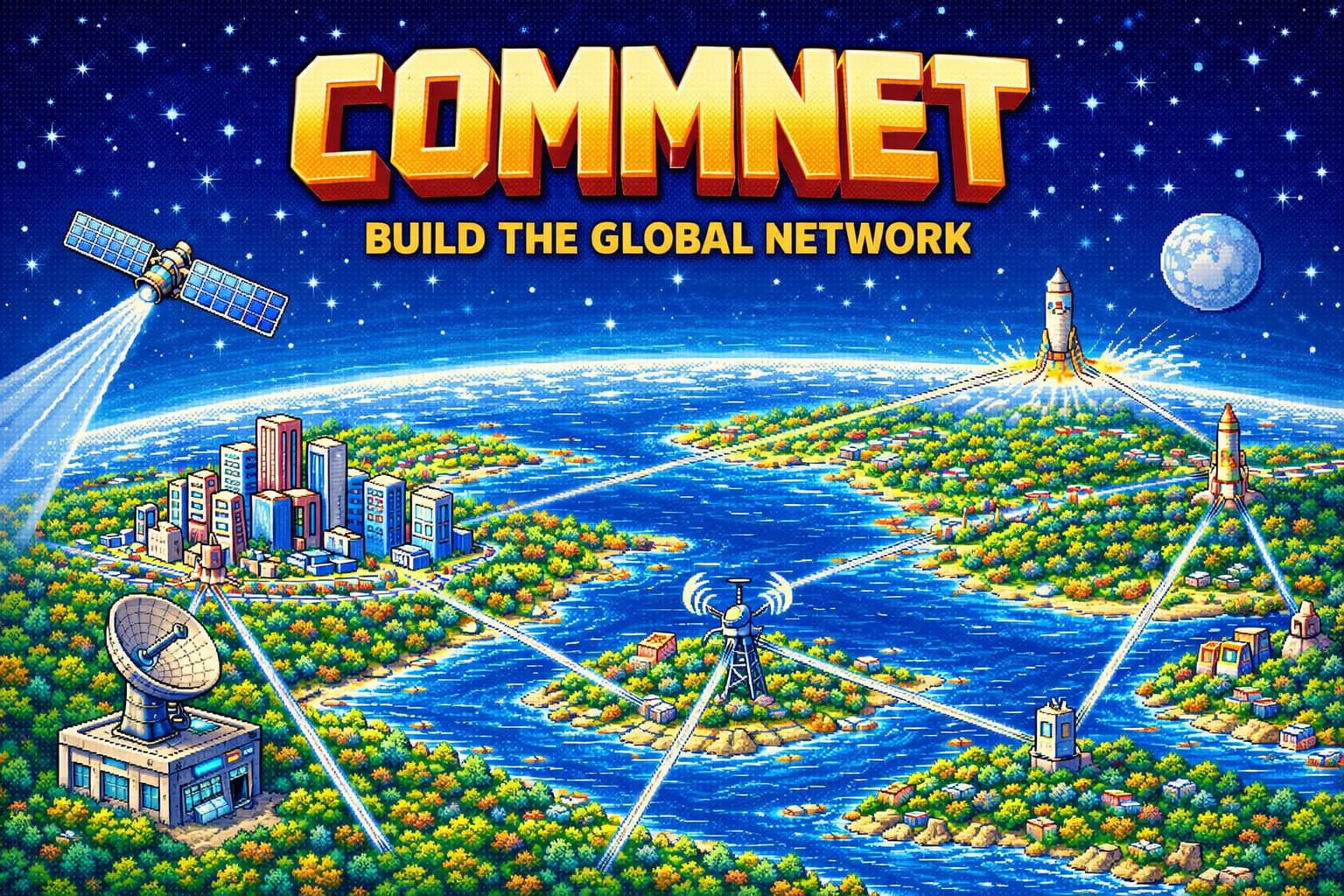 CommNet network strategy builder game key art